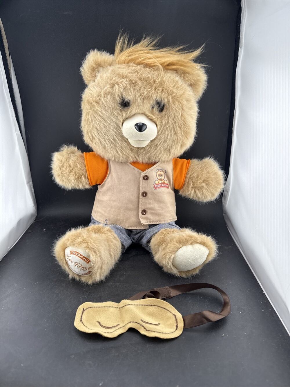 Teddy Ruxpin 2017 Animated Storytelling Bear LCD Eyes Bluetooth Works Tested